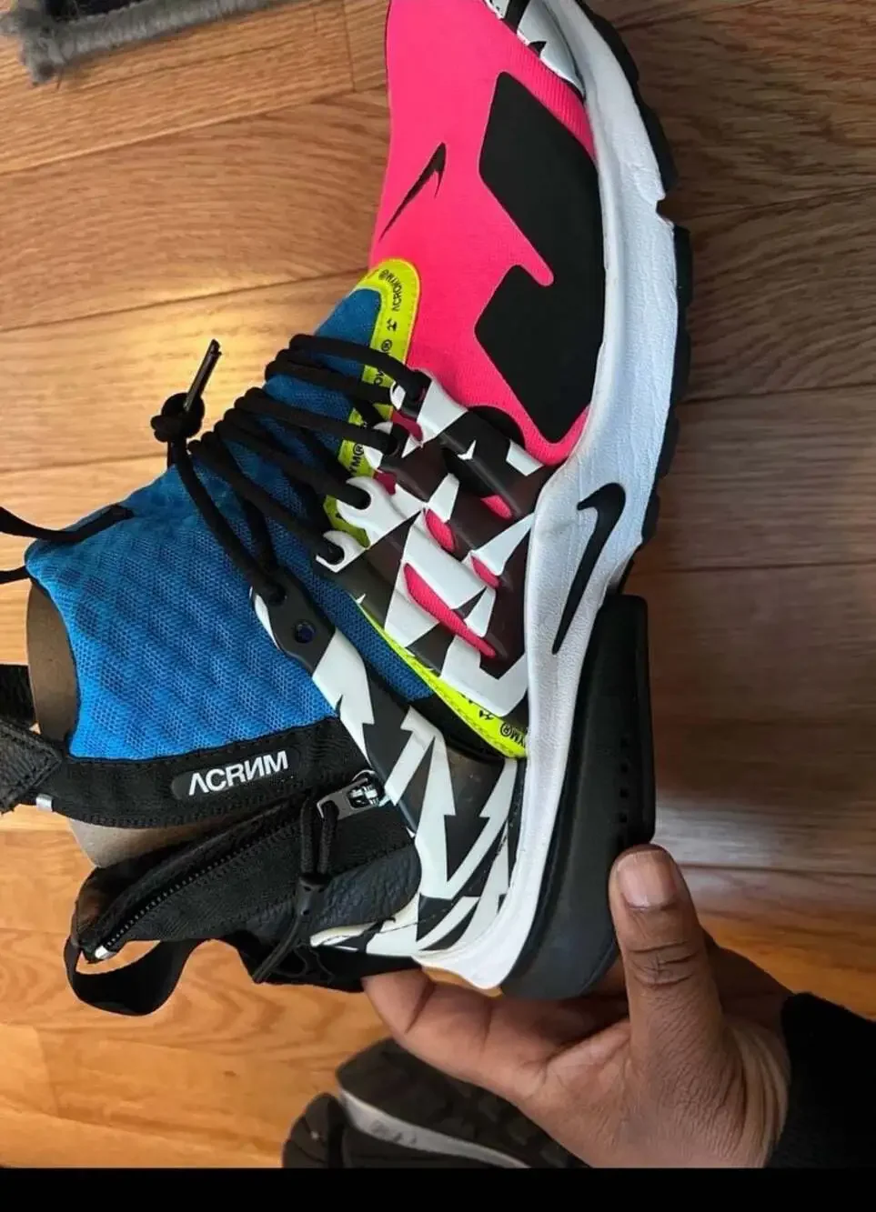 Nike Air Presto Mid x Acronym Racer Pink Photo Blue